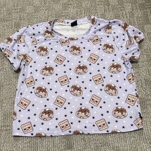 Cute Purple Graphic T-Shirt, Pixielane 11/12